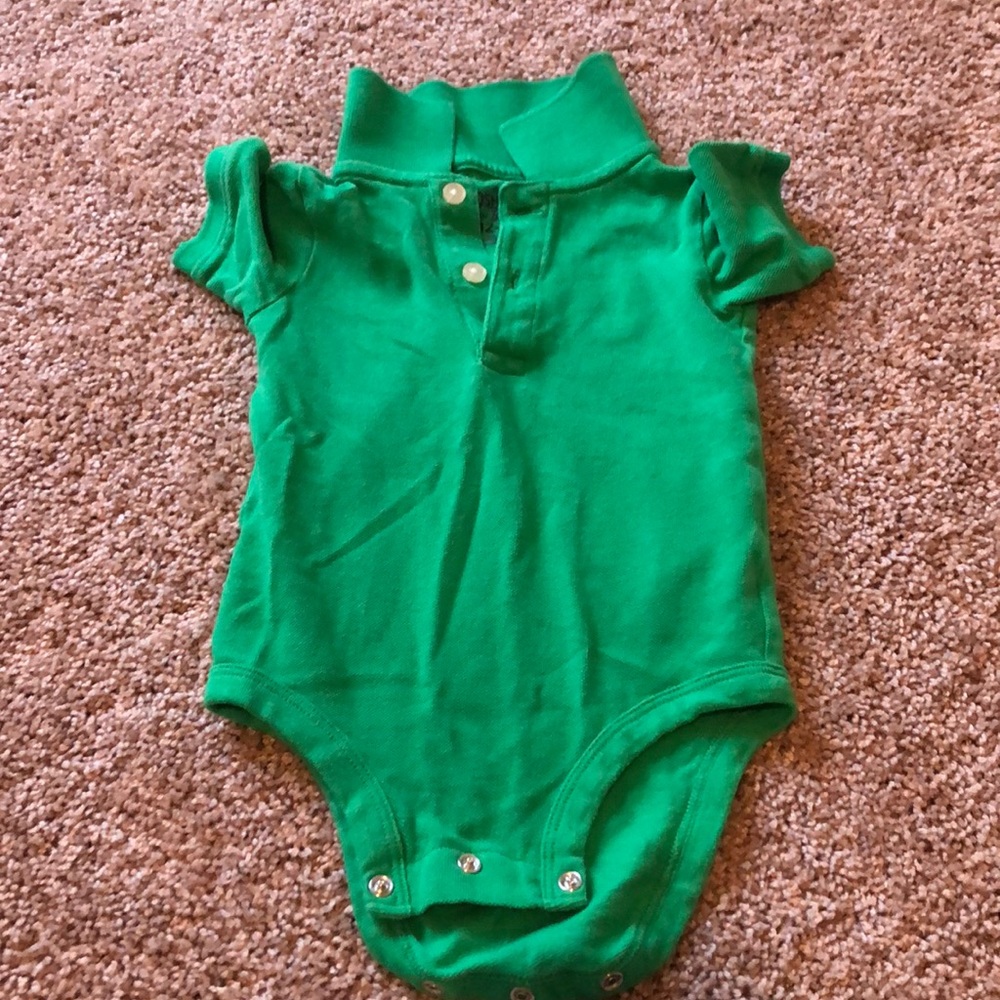 12-18m polo onesie